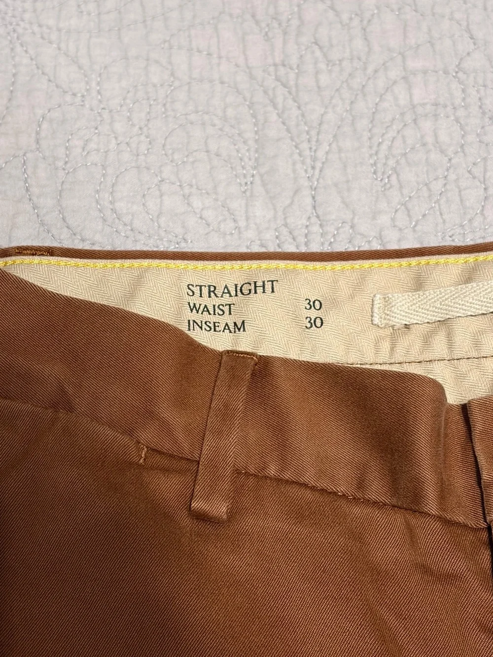 Banana Republic Straight Fit Chinos Brown 30x30